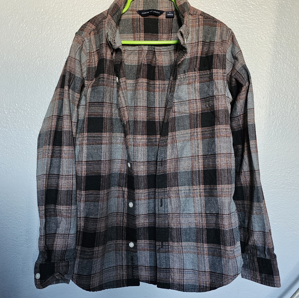 Janie and Jack brushed twill shirt